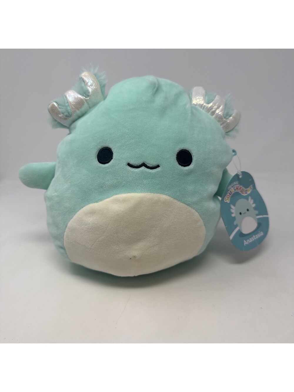 Squishmallow ANASTASIA the AXOLOTL Kellytoys Sea Life Squad Teal 5” Plush